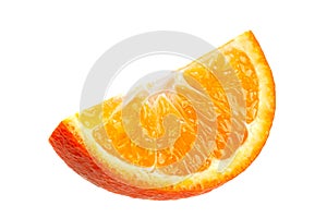 Clementine citrus fruit on white