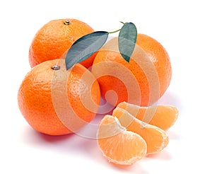 Clementines with segments