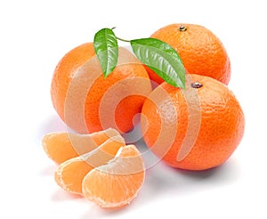 Clementines with segments