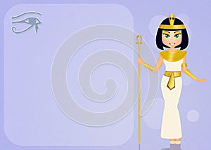 Cleopatra and Horus eye