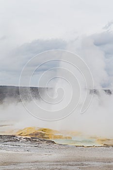 Clepsydra Geyser in Yellowstone