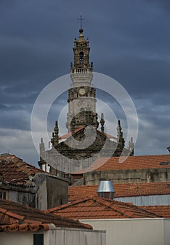 Clerigos tower in Porto, Portugal