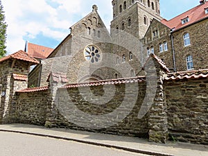 Clervaux Abbey from street