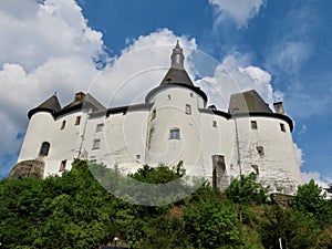 Clervaux castle in Luxembourg