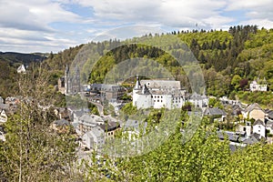 Clervaux panorama in Luxembourg