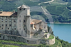 Cles castle in Val di Non, Northern Italy