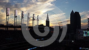 Cleveland Indians Sunset