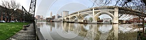 Cleveland Ohio Downtown City Skyline Cuyahoga River