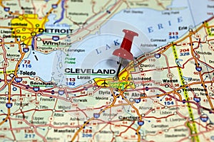 Cleveland in Ohio, USA