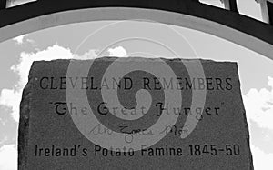 CLEVELAND REMEMBERS THE GREAT HUNGER - Ireland`s Potato Famine