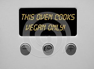 Clever digital timer cooker clock message remark witty alert warning dinner dog sign symbol cook food funny comical phrase quip photo