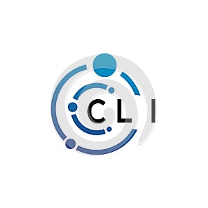 CLI letter logo design on white background. CLI creative initials letter logo concept. CLI letter design
