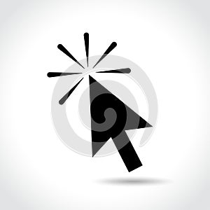 Clic computer mouse arrow icon