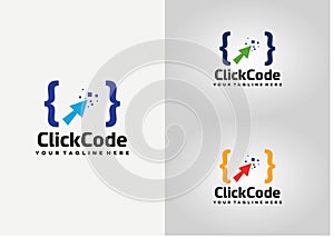 Click Code Logo Design Template