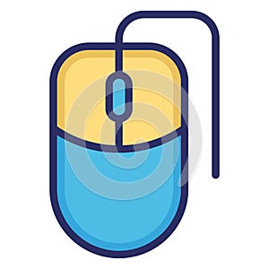 Click, computer mouse isolated Vector Icon which can easily modify or edit