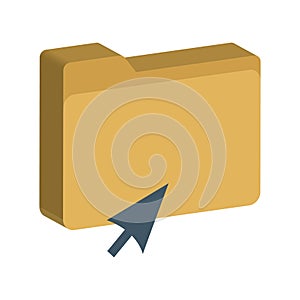 Click on folder Color Vector Icon which can easily modify or edit