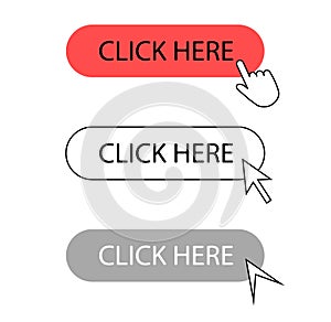 Click here buttons. A set of buttons to click