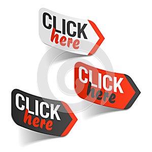 Click here signs