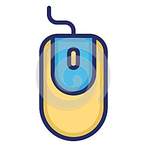 Click, mouse Isolated Vector Icon Which can easily modify or edit