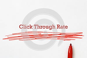 Click through rate on paper