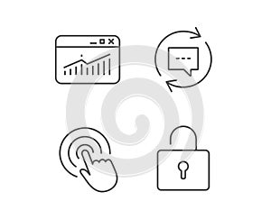 Click, Update comments and Browser window icons.