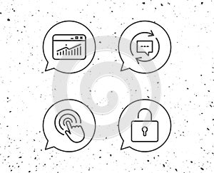 Click, Update comments and Browser window icons.