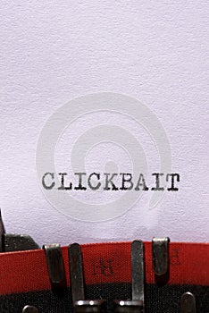 Clickbait concept view