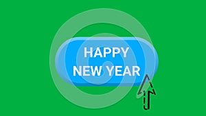 Clicking on happy new year word botton