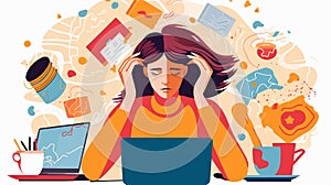 Clicks and Crises: The Stressed Woman\'s Online Ordeal