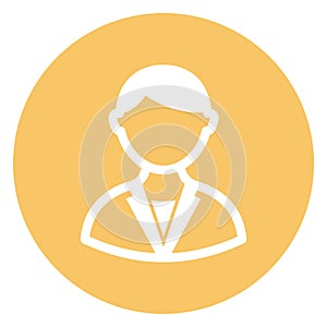 Client Isolated Vector icon which can easily modify or edit