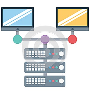 Client server, computer sharing Isolated which can be easily edit or modified