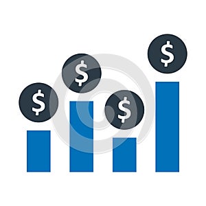 Client worth, customer profitability Vector Icon which can easily modify