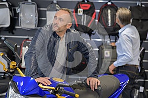 clients motorbike shop photo