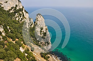 Cliff at Buciero mountain, Cantabria, Spain