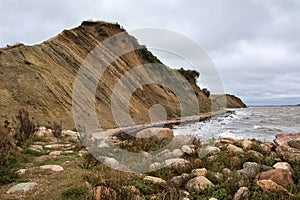 Cliff of Clay on the Island Mors