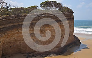 Cliff on the coast at Anglesea, Victoria