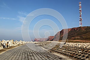 Cliff coast of Helgoland