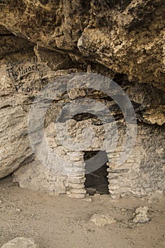 Cliff Dwelling with Historic Graffiti