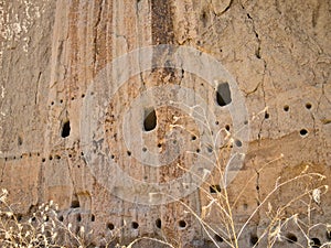 Cliff dwellings, Bandelier, New Mexico photo