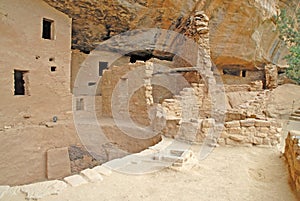 Cliff Dwellings made of sandstone