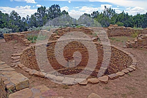 Cliff Dwellings made of sandstone