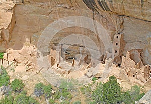 Cliff Dwellings made of sandstone