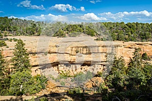 Cliff dwellings in Mesa Verde National Parks, CO, USA