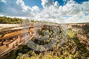 Cliff dwellings in Mesa Verde National Parks, CO, USA