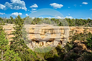 Cliff dwellings in Mesa Verde National Parks, CO, USA