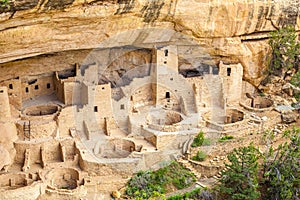 Cliff dwellings in Mesa Verde National Parks, CO, USA