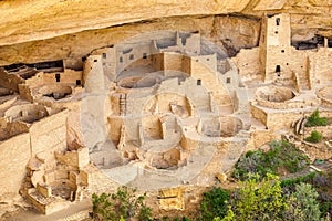 Cliff dwellings in Mesa Verde National Parks, CO, USA