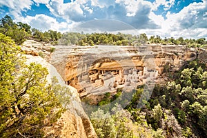 Cliff dwellings in Mesa Verde National Parks, CO, USA photo