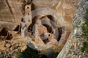 Cliff dwellings in Mesa Verde National Parks / Colorado /USA