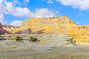 Cliff and fortress of Masada